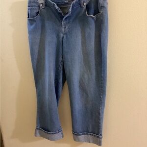 Style & Co. Light Blue Denim Capris